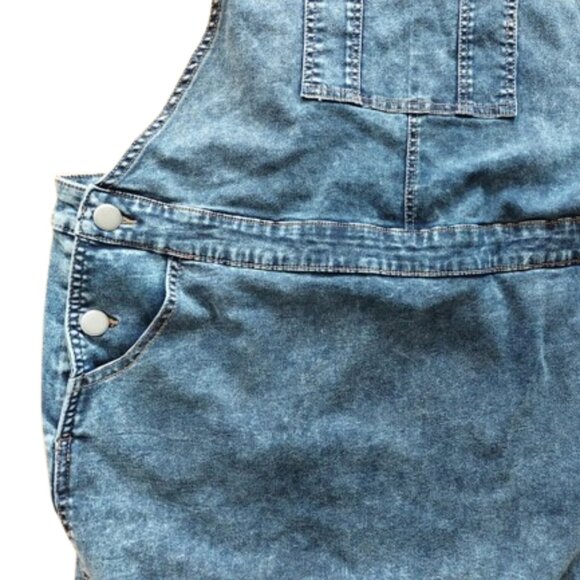 MATERNITY Blue Denim Short Jumper Size XXL - Picture 3 of 7